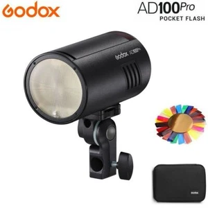 AU Godox AD100pro 2.4G TTL Strobe HSS Pocket Camera Pocket Flash Speedlite - Picture 1 of 8