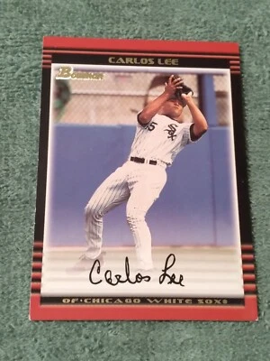2002 Bowman #42 Chicago White Sox Outfielder Carlos Lee - Image 1 of 2