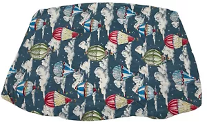 Posh Erdnuss Heißluftballon Wechselabdeckung Pad blau Wolken Bambus Baby Luxus HTF - Bild 1 von 8
