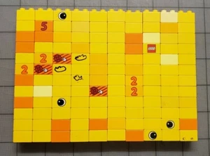 LEGO Duplo 120 pc Lot 2x2 Bricks Yellow Orange Blocks YO1 - Picture 1 of 1