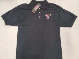 0730 Hombres NFL Ropa ATLANTA FALCONS Polo Fútbol Camiseta Camiseta ROJA NEGRA Nueva - Imagen 1 de 4