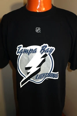 B3 Vintage REEBOK Johan Holmqvist Tampa Bay Lightning T-SHIRT MENS SIZE LARGE - Image 1 of 4