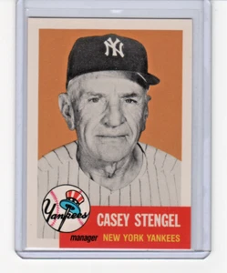 CASEY STENGEL 1991 Topps Archives ""53 REIMPRESIONES #325 Yankees de Nueva York - Imagen 1 de 1