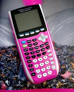 Pink Texas Instruments TI-84 Plus C Silver Edition graphischer Taschenrechner - Bild 1 von 8