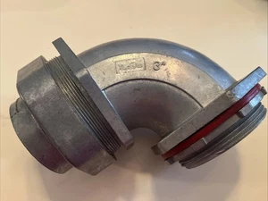 Conector hermético líquido Topacio 498 3" 90 grados tipo componente zinc fundido a presión cantidad 1 - Imagen 1 de 12