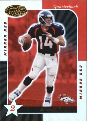 2000 Leaf Certified Mirror Red #114 Brian Griese - FB - Image 1 of 2