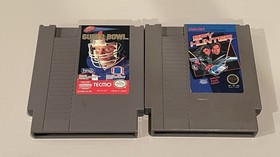 Lote Videojuegos Nintendo NES Tecmo Super Bowl y Spy Hunter