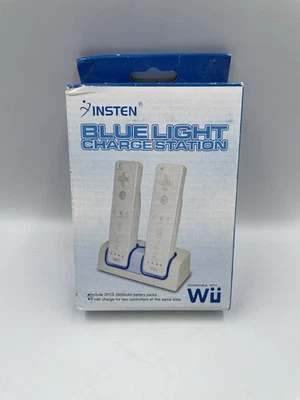 Dual Charging Station with 2 Rechargeable Batteries & LED Light; Wii Compatible - Image 1 of 4