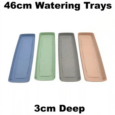 46cm Watering Trays Windowsill Drip Tray Saucer For Plant Pot Seeds Planter - Image 1 of 4