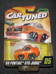 NEW CARTUNED SERIES 6 #05 ORANGE '69 PONTIAC GTO JUDGE MUSCLE CARS - Picture 1 of 1
