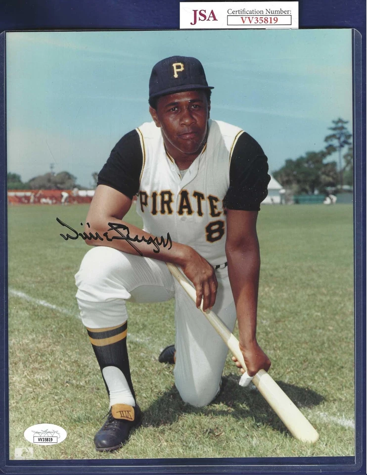 Willie Stargell Pittsburgh Pirates Baseball Autographed 8x10 Color Photo JSA COA - Image 1 of 1