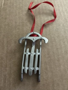 Metall Schlitten Ornament - Bild 1 von 3