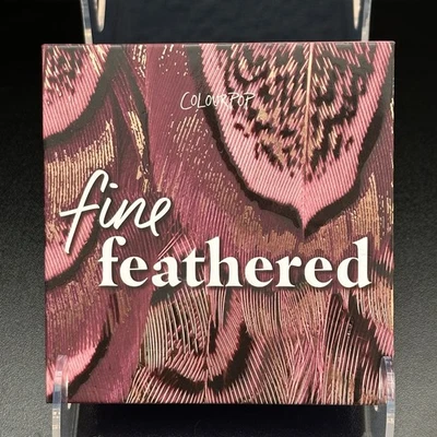 Colourpop FINE FEATHERED Pressed Powder Eyeshadow Palette 9 Shades New W/O Box - Image 1 of 3