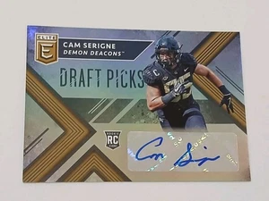 Cam Serigne New Orleans Saints 2018 Panini Elite Certified Autograph Rookie Card - Picture 1 of 2