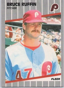 1989 Fleer - Bruce Ruffin #580 - Picture 1 of 2