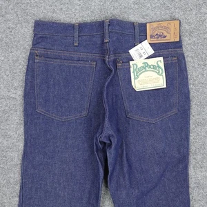 Vintage JC Penney Jeans Mens 32x31 Plain Pockets Straight Blue Denim Logo USA - Picture 1 of 21
