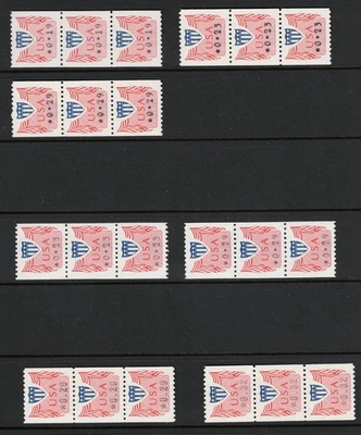 SCOTT#CVP31, 31a, 31b, & 31c ALL WITH PLT.#'s. NICE VARIETY. NH - Image 1 of 4