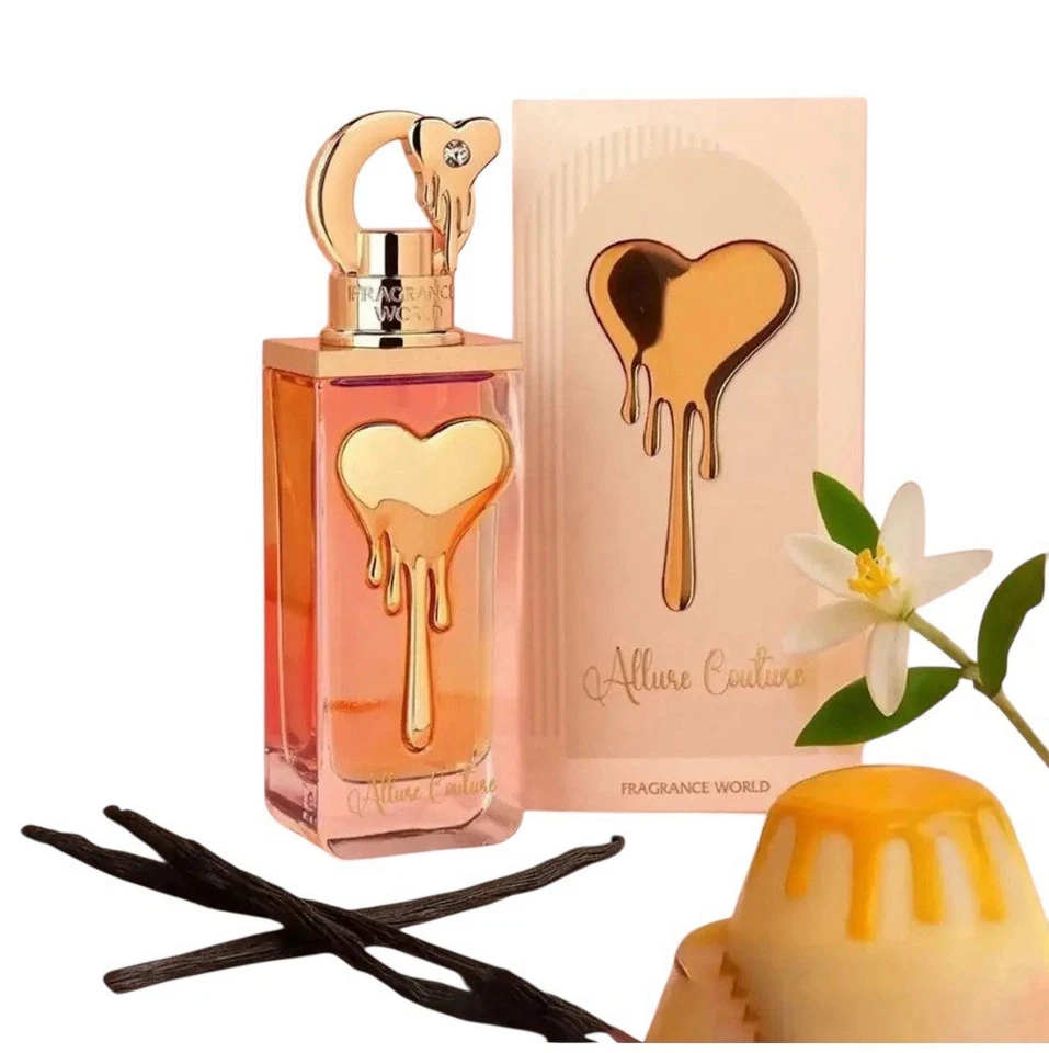 Allure Couture Eau De Parfum 100 Ml By Fragrance World Unisex Vanilla Orange