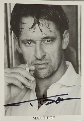 Autogramm deutscher Film- und Fernsehschauspieler Max Tidof (121081) - Bild 1 von 2
