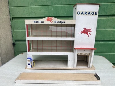 Jouet ancien garage automobile Majolu station années 50 vintage Dinky Norev - Photo 1/4