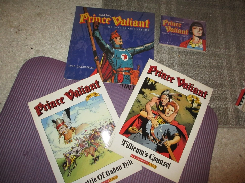 LIBRO DE CALENDARIO/TARJETAS POSTALES PRÍNCIPE VALIANTE comics Foto 1 de 1