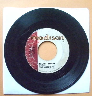 THE VISCOUNTS-NIGHT TRAIN/SUMMERTIME-MADISON  M133-VG+/EXC 1960 - INSTRUMENTALS - Image 1 of 2