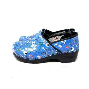 Sanita blau Multi Grafik Clogs Damengröße 9/40 - Bild 1 von 8