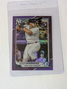 💎 2024 Bowman Jasson Domínguez Purple Mojo #/250 - GRADE READY - Bild 1 von 2