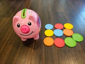 Alcancía musical Fisher Price Laugh and Learn Smart Stages 2014 + monedas funciona - Imagen 1 de 7