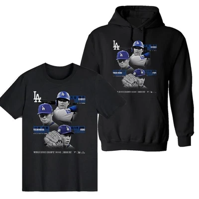 🔥Ohtani, Yamamoto & Sasaki LA Dodgers 2025 World Series Champions Historic Perf - Image 1 of 4