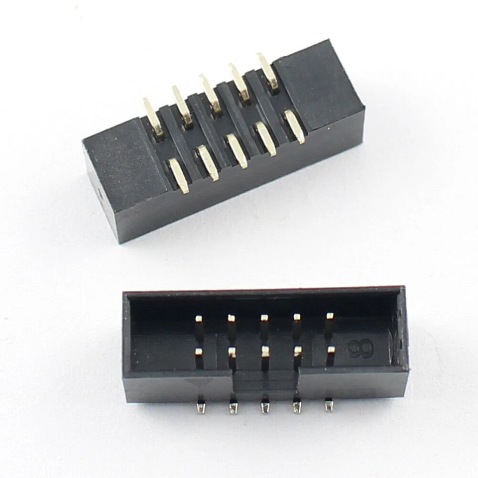 5Pcs 2mm 2.0mm Pitch 2x5 10 Pin SMT SMD Male Shrouded Box Header IDC Connector - Image 1 of 1