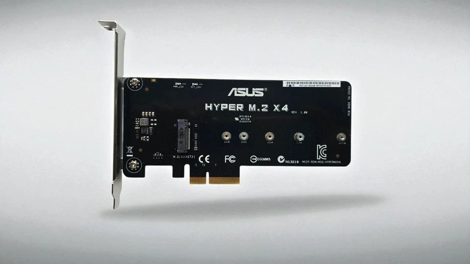 *** NEW ASUS Hyper M.2 x4 PCIe Card  M.2, 22110/2280/2260/2242/2230 *** - Image 1 of 1