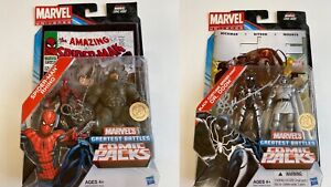 Marvel Universe Greatest Battle Comic TRU Exclusives Spider-Man Doom Rhino Lot