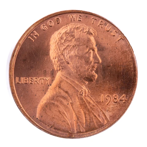 ERROR 1984 Lincoln Cent ANACS MS64 Red Misaligned Obverse Die Clashed Dies 1c Cover