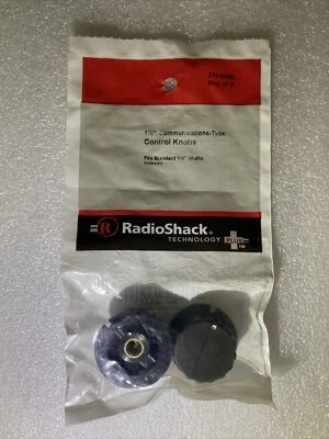 Radio Shack 1.5” Communications-Type Control Knobs 274-0402. New, Ships Free!! - Image 1 of 4