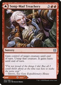 1x Song-Mad Treachery *FOIL* - NM - Zendikar Rising - SPARROW MAGIC - Picture 1 of 1