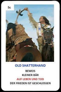 KARL MAY - WINNETOU - QUARTETT "OLD SHATTERHAND" - Bild 1 von 4