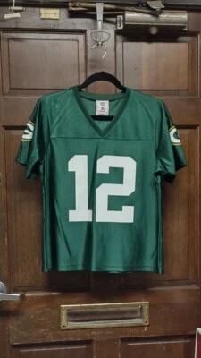 NFL Players Aaron Rodgers #12 Green Bay Packers Football Jersey Women's Size M Foto 1 de 4