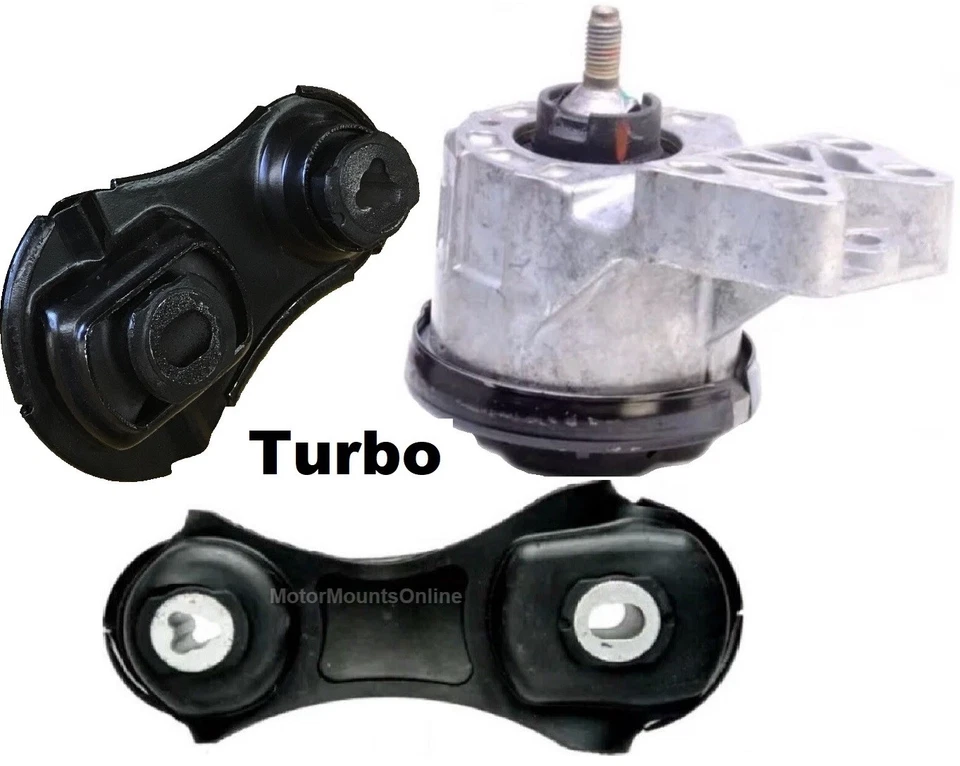 Soportes de motor 9R1163T de 3 piezas para Ford Flex 2010-2016 motor de 3,5 L tracción delantera AWD SUV Foto 1 de 1
