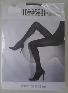 New & OVP: Wolford Velvet De Luxe 66 Tights! Size XL! Cordial (Purple) B-Stock. - Picture 1 of 2