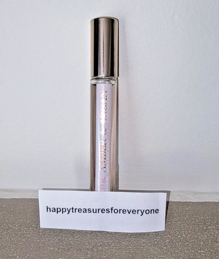 1 Bath & Body Works 琥珀和坚果香水油滚珠 0.23 FL OZ / 7 毫升 — 第 1/1 张图片