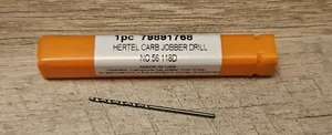 (1 Pc) HERTEL 79891768 Solid Carbide Jobber Drill #56 118 Deg Point - Picture 1 of 1