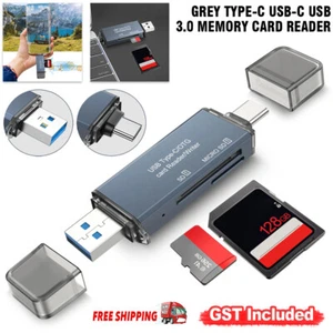 Type-C USB-C USB 3.0 Memory Card Reader Micro SD/SD OTG For PC Macbook Tablet AU - Picture 1 of 7