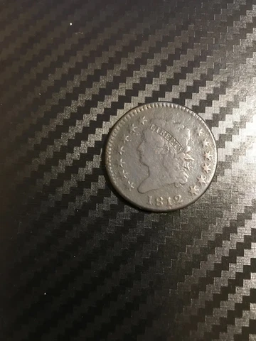 1812 Classic Head Large Cent with detail Cover