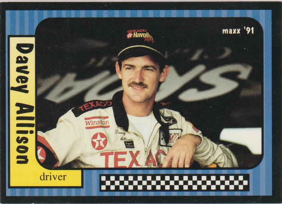 1991 Maxx #28 Davey Allison card, NASCAR legend - Image 1 of 1