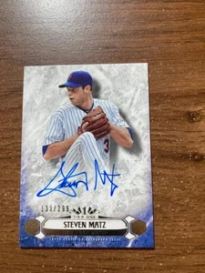 2016 Topps Tier One Breakout Auto /299 Steven Matz #BOA-SMA Auto New York Mets - Picture 1 of 1