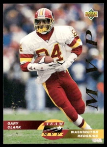 Gary Clark 1993 Upper Deck #TM24 Team MVP Washington Redskins - Bild 1 von 2