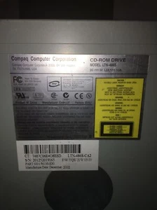 IDE 5.25" 48x CD ROM DRIVE - Compaq LTN-486S / 176135-ED0 , Retro - Picture 1 of 4