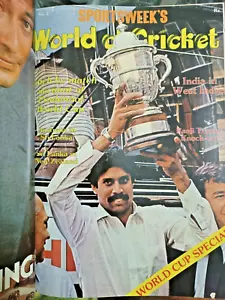 INDIA SPORTSWEEK 'S: WORLD OF CRICKET 1983 - 1984 WORLD CUP SPECIAL SET OF 4 - Picture 1 of 24