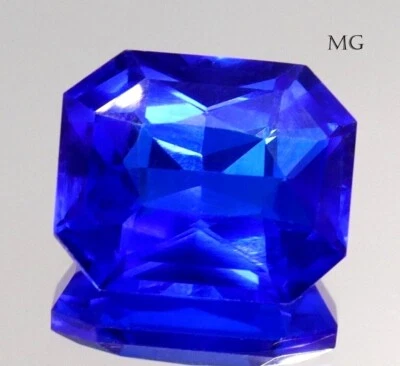 Natural Certified Rare Cobalt Blue Spinel 12.90 Ct Emerald Cut Loose Gemstone - Image 1 of 4
